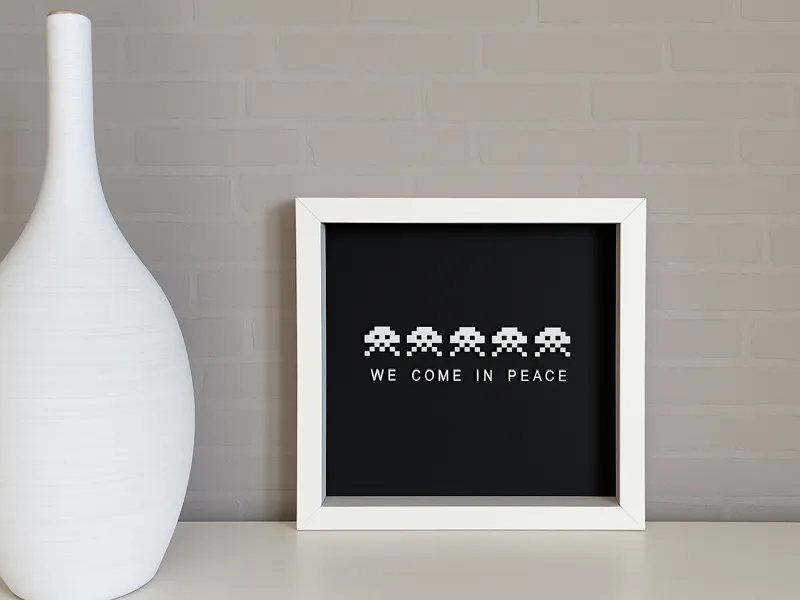 Space Invaders Wall Art