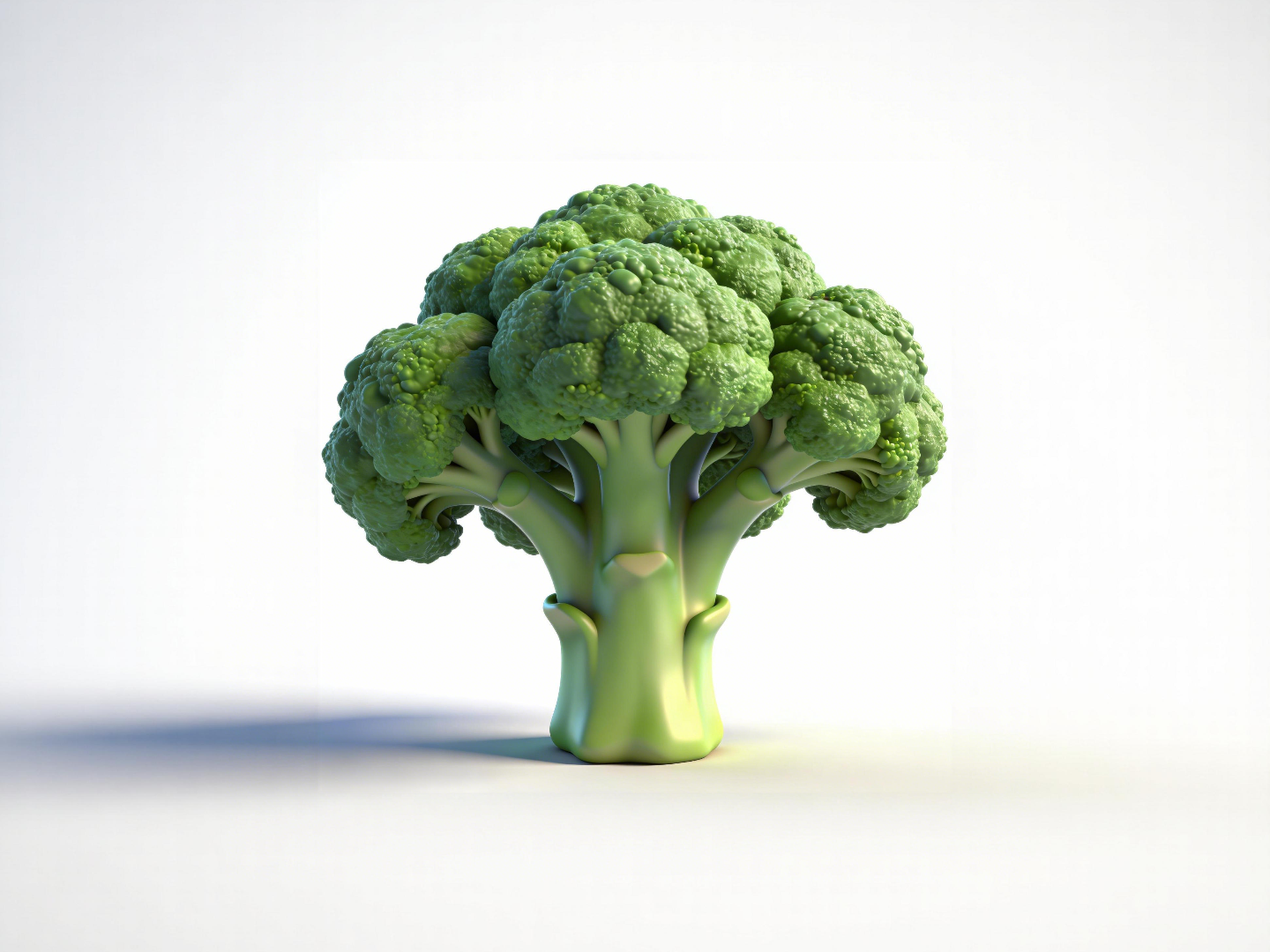 西蓝花-蔬菜微缩食玩系列-儿童过家家涂色玩具