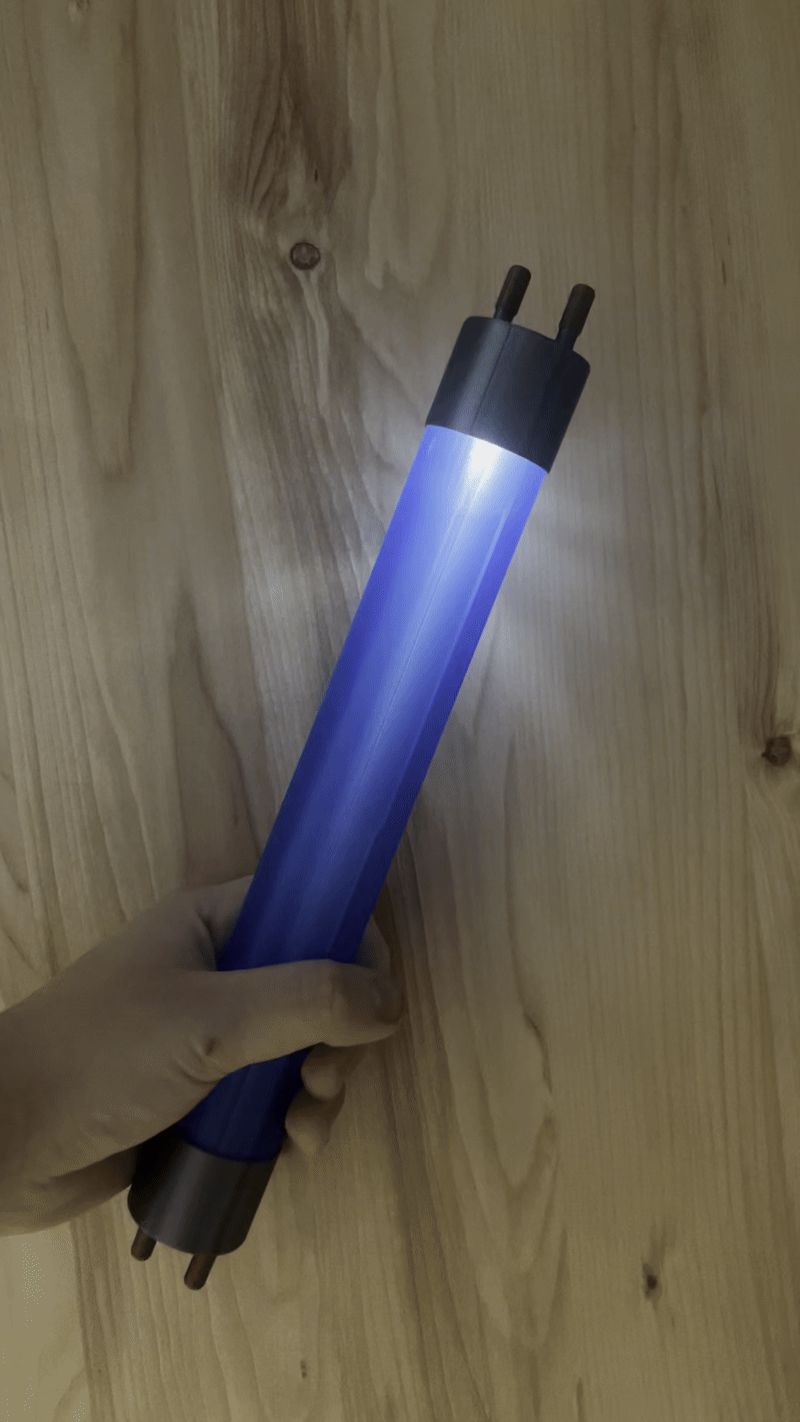 Scepter for electrician - Fluorescent lamp