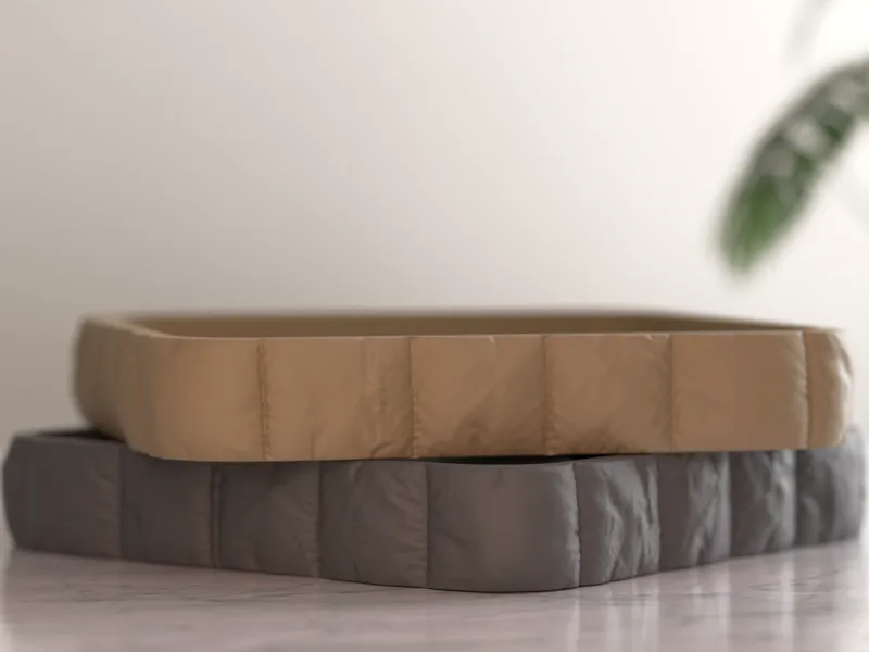 Messy Duvet Tray - Square
