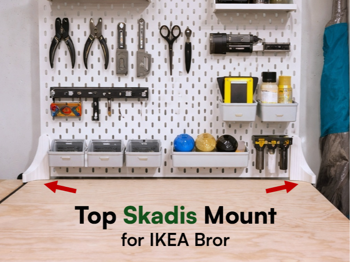 Top Skadis Mount for IKEA Bror
