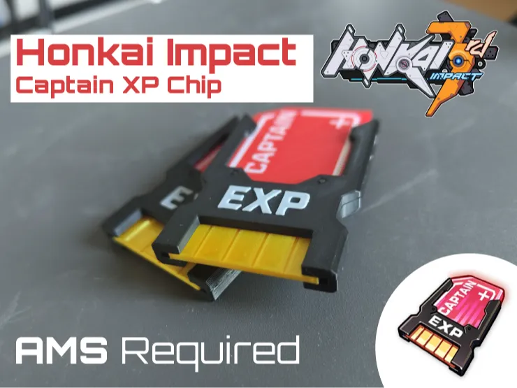 Honkai Impact Captain XP chip