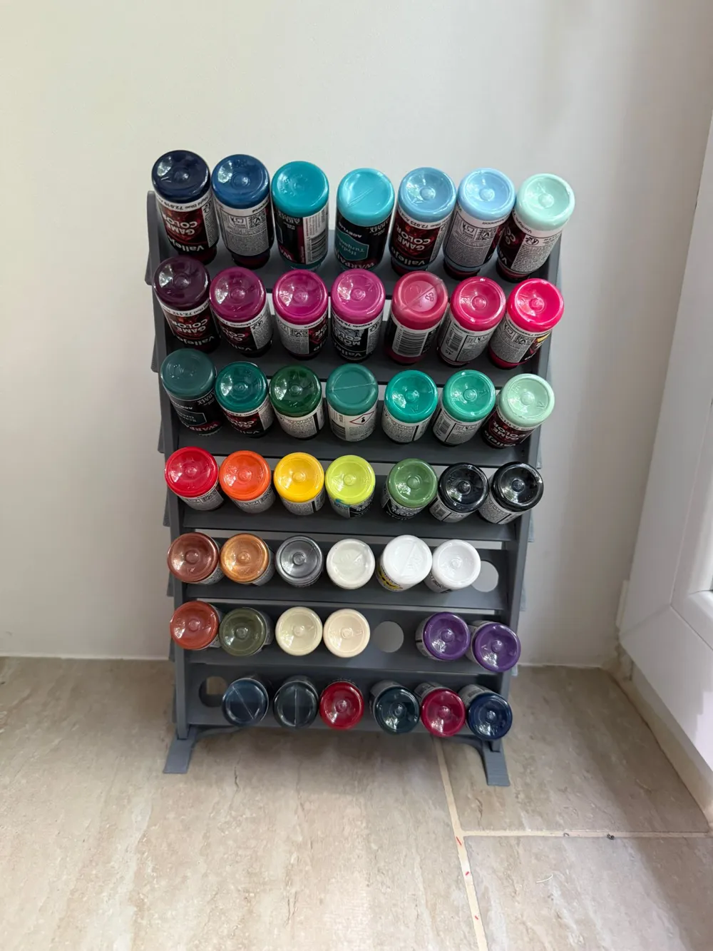 Paint rack for dropper bottles by Kusha MakerWorld: Download Free 3D Models