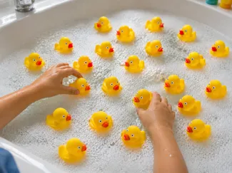Floating Ducks