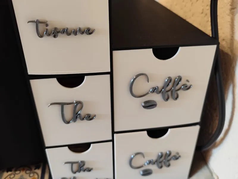Porta tè e cialde caffè