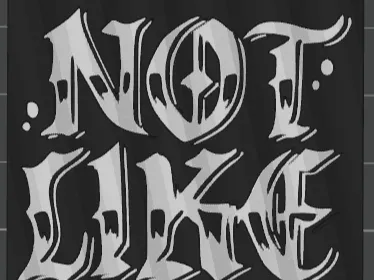 Not Like Us Keychain