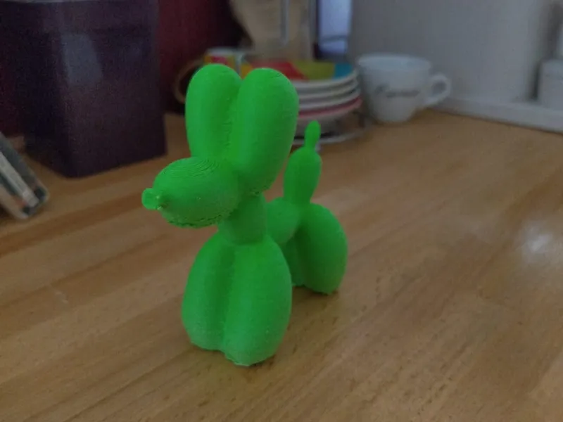 figurine chien ballon 