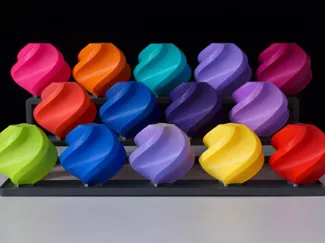 Filament Display Spiral Kugel v2 Showcase Test 3D