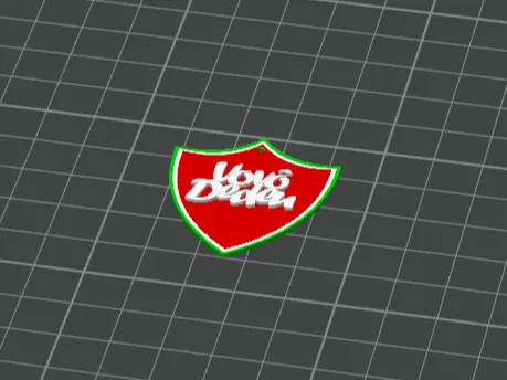 Vovô Dedeu chaveiro escudo fluminense