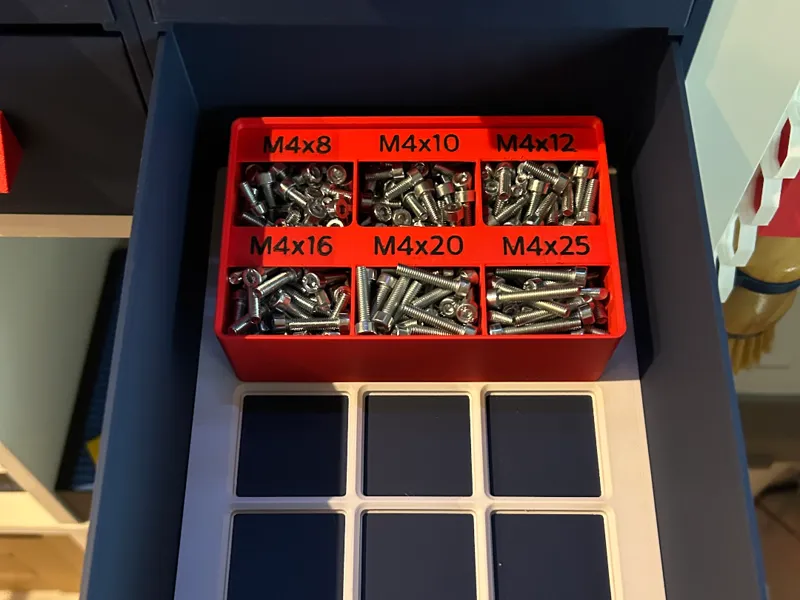 Gridfinity 3x2 Schraubenbox  Modular, Stapelbar