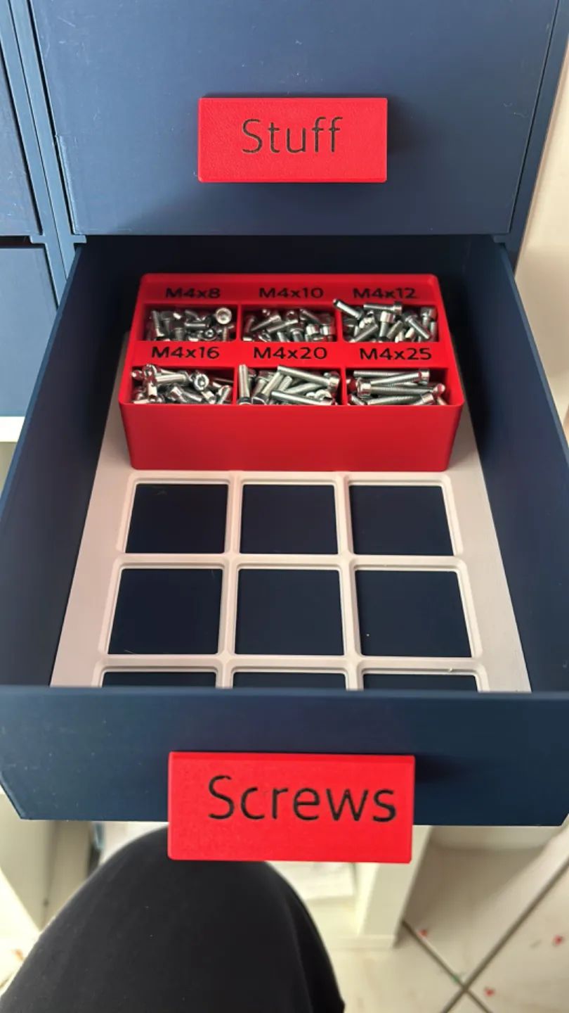 Gridfinity 3x2 Screw Box Modular, Stackable by RP-Design - MakerWorld