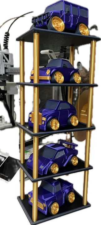 Tooned car display