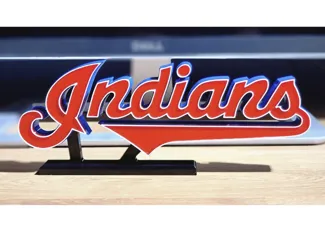 Cleveland Indians Script Desk Topper