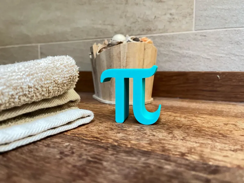 Pi towel hanger