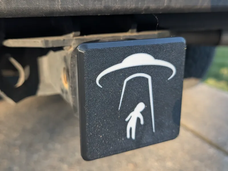 UFO Abduction Hitch Cover