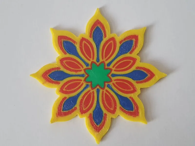Flower Coaster Set Mug
