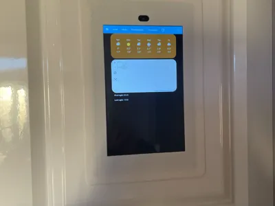 Kindle Fire 8HD mount for cabinet door