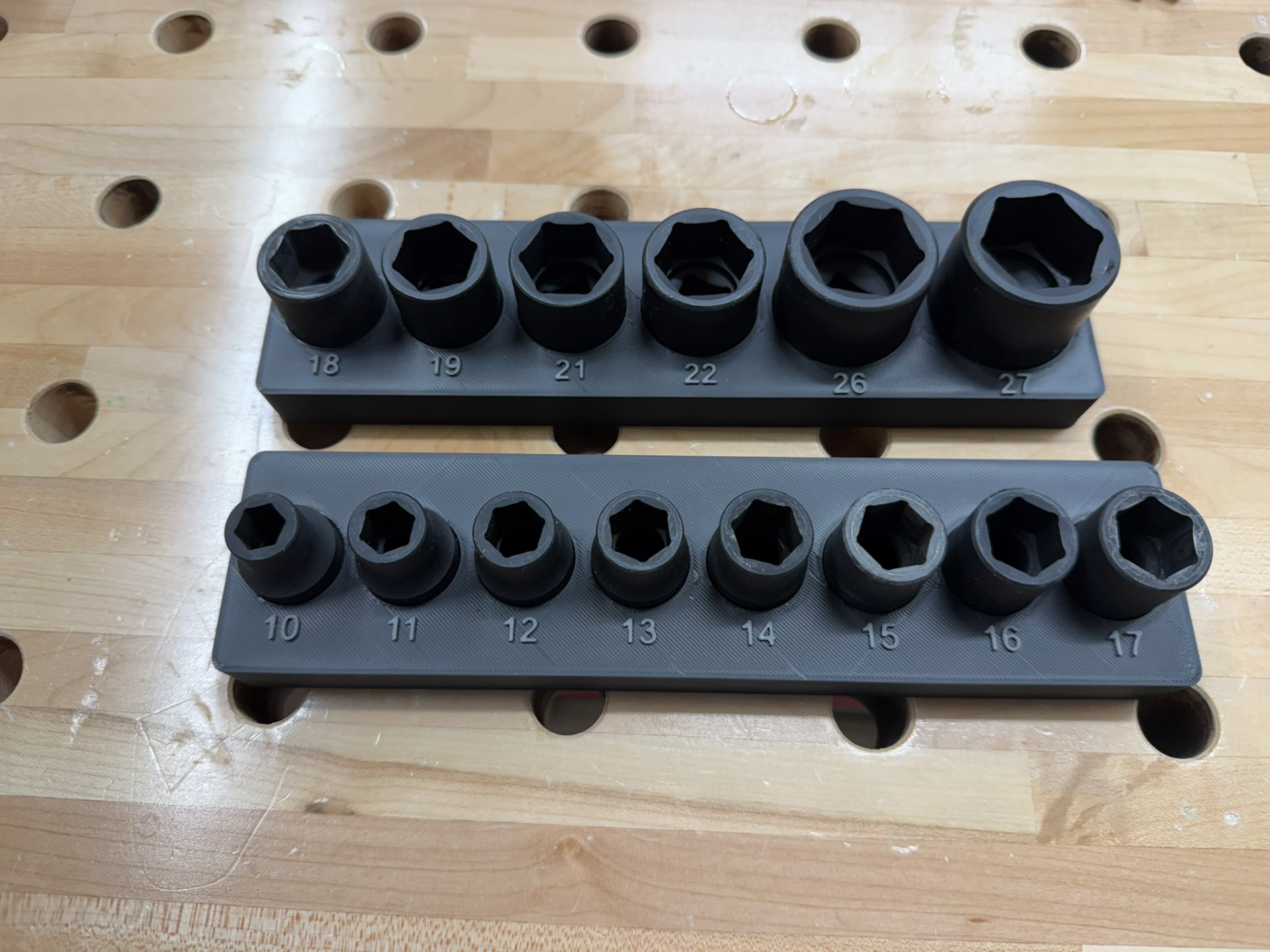 Icon 1/2" Impact Socket Organizer - Metric