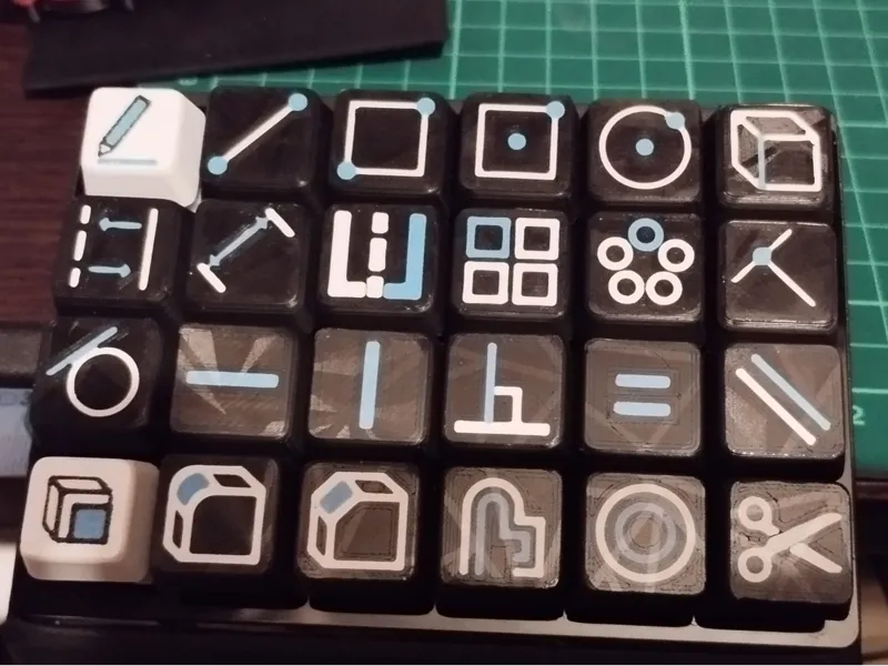 Teclas para teclado macro programable 