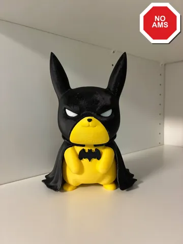 Accesorio para impresora 3D: Pikachu Dark Knight NO AMS — vista de referencia 2