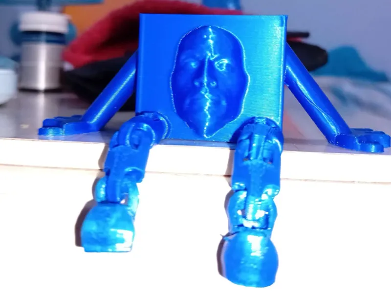 The Rock with articulated leg and hand.