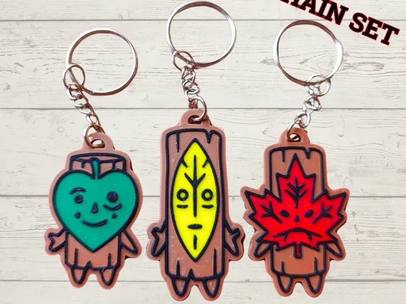Zelda Korok Spirits - 40th Anniversary Keychains