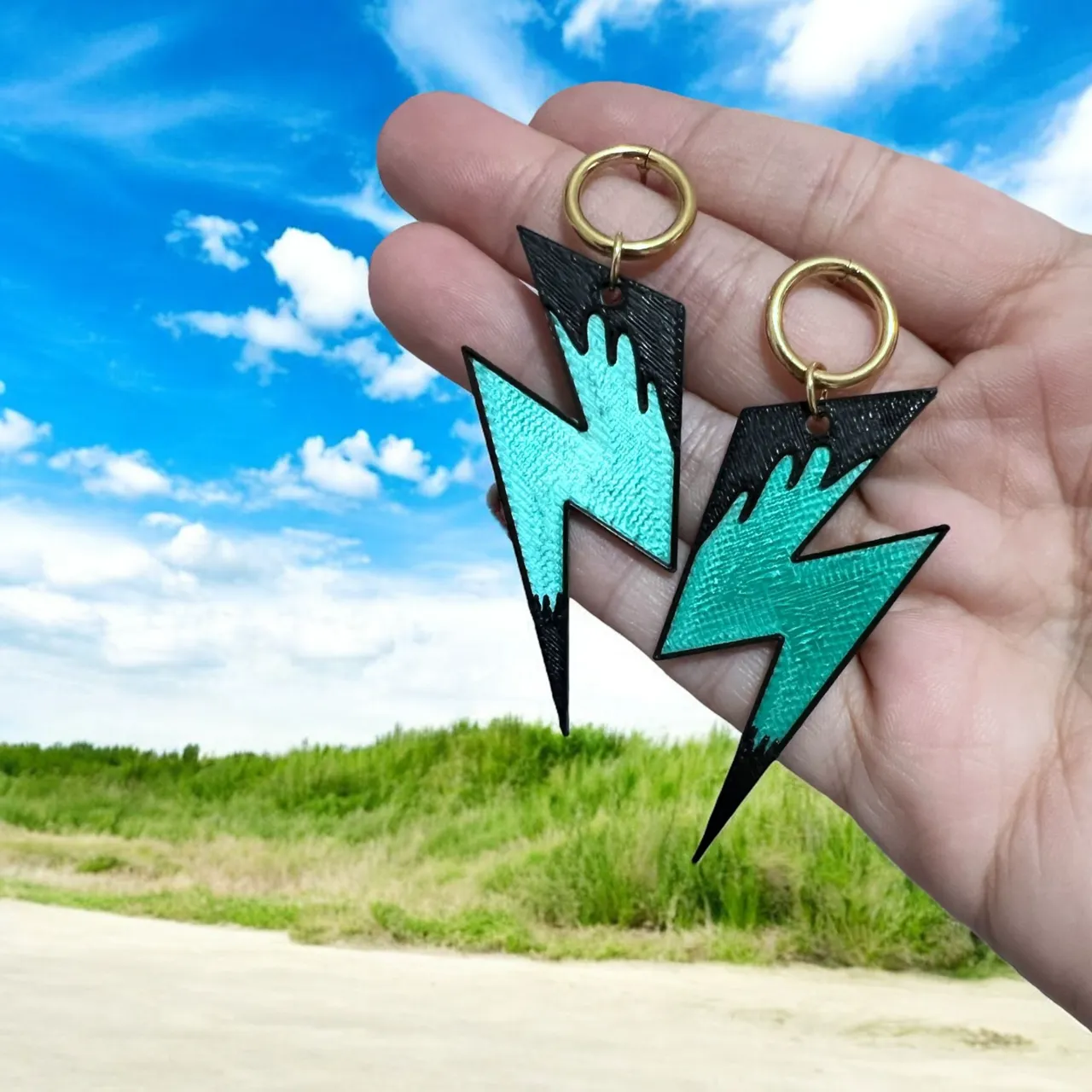 Pendientes rayo view 2