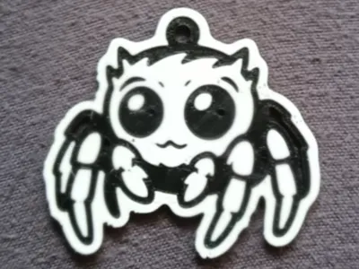 Spider keychain