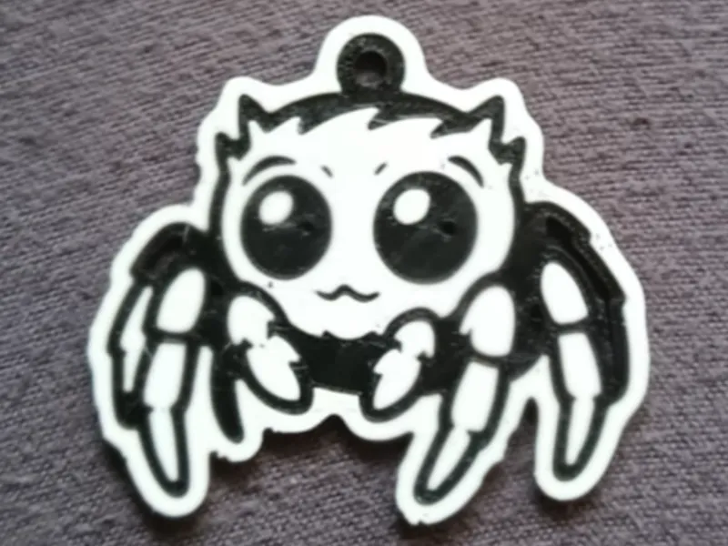 Spider keychain