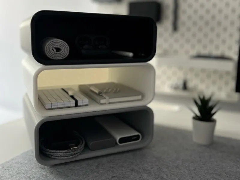 Organizador escritorio minimalista