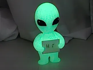 luminous alien