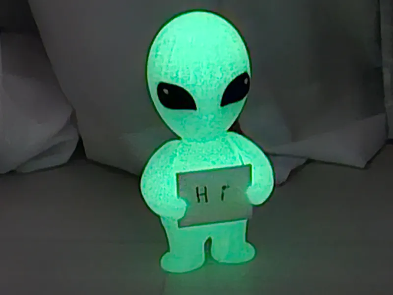 luminous alien