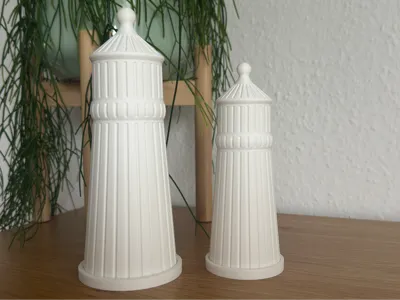 ribbed nautical LED lighthouse