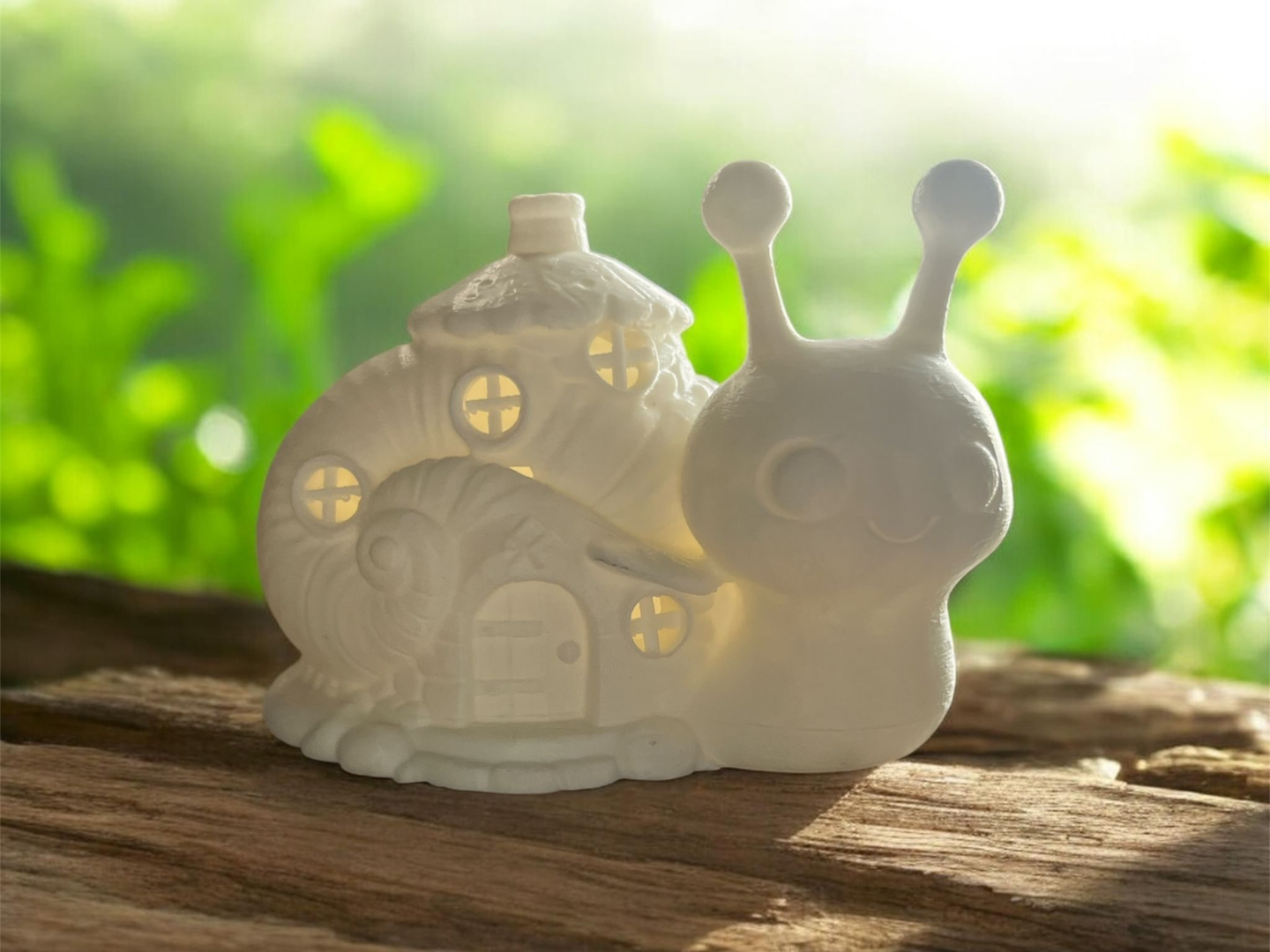Cute Snail House Lamp | LED Tealight Snail Home 