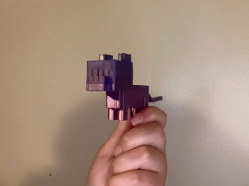Minecraft baby black cat