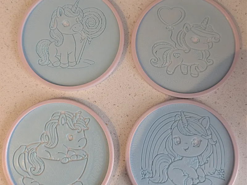Uni-Coasters and Coaster Holder