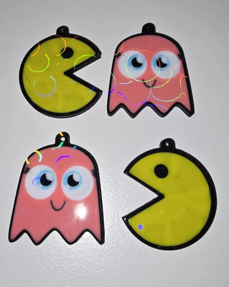 Pacman Earrings view 3