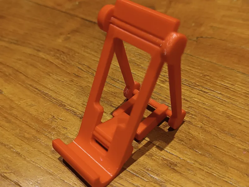 Support de telephone de bureau pliable