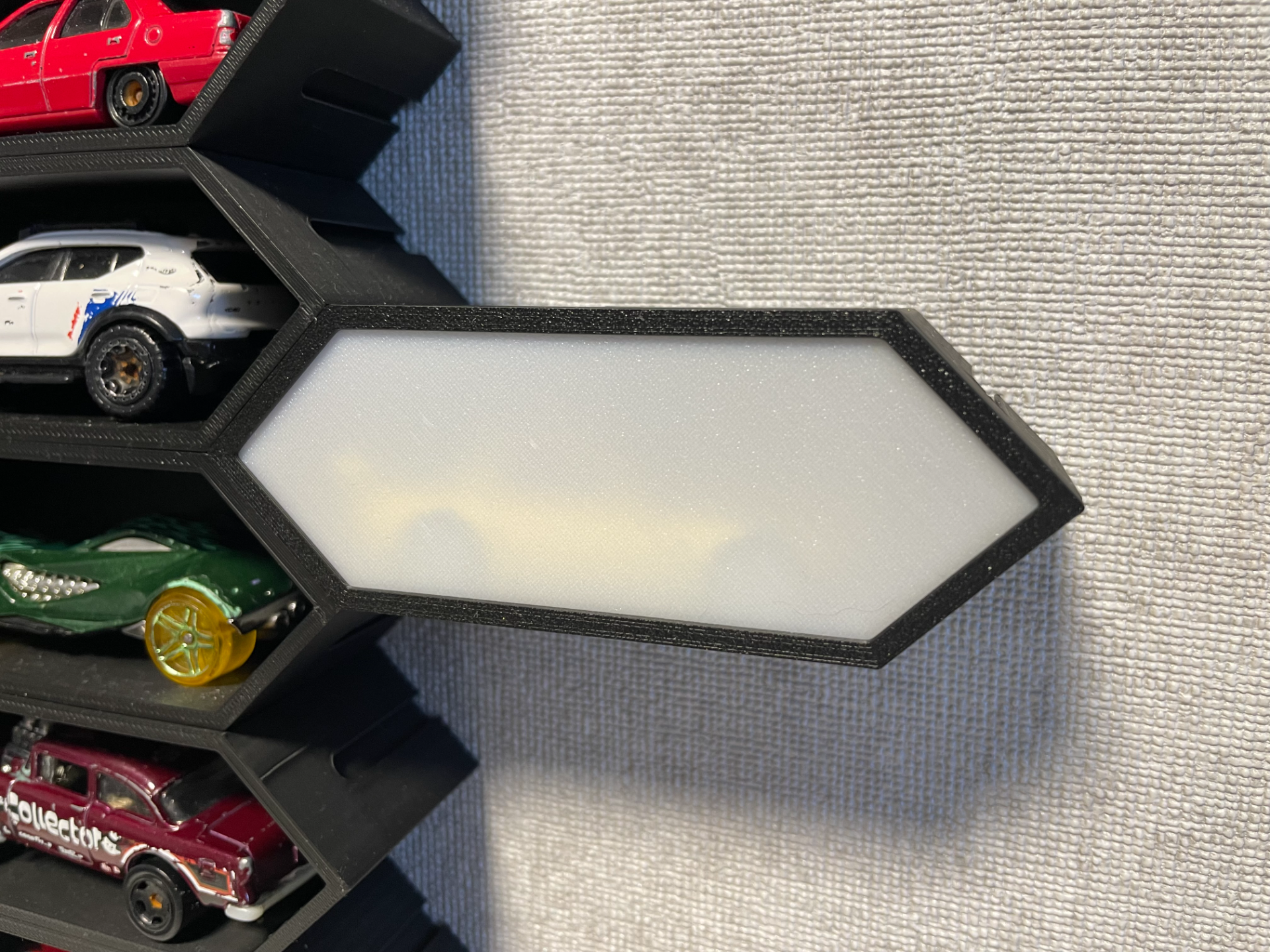 Modular Hex Tilted 1/64  Car Display Shelf