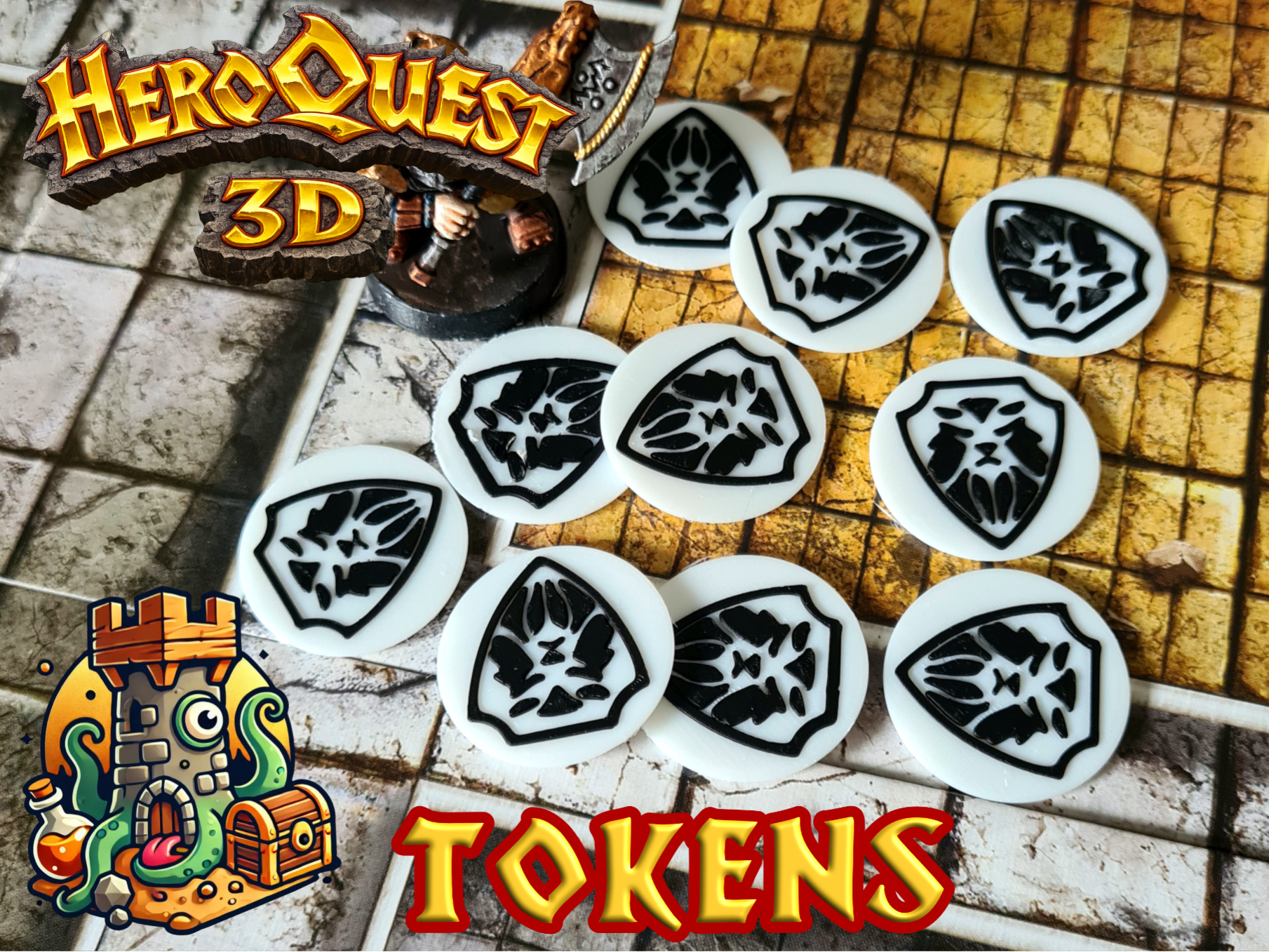 HeroQuest Monster Tokens Set