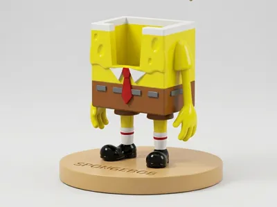 SpongeBob Storage Holder | Desk Organizer