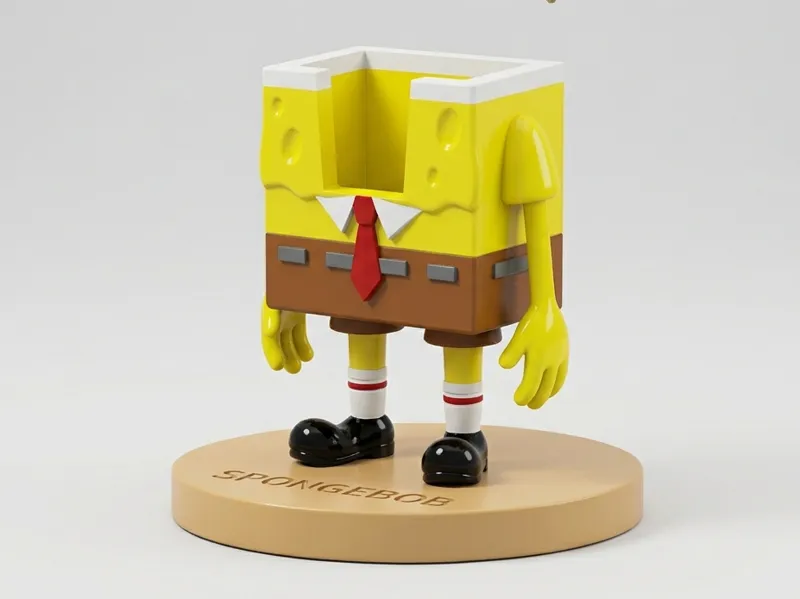 SpongeBob Storage Holder | Desk Organizer