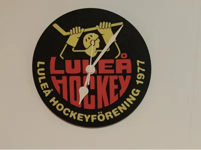 Luleå hockey wall clock