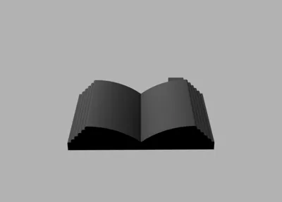 3D Printable Book Keychain