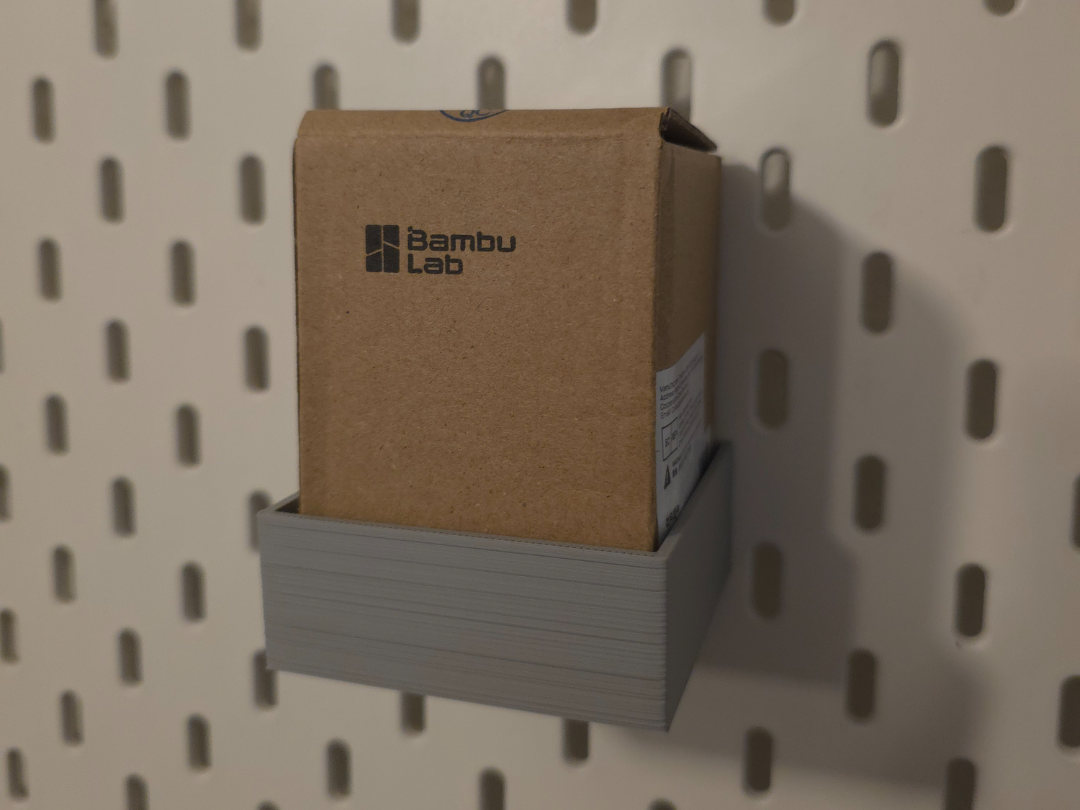 Ikea SKÅDIS Bambu Lab spare parts box holder