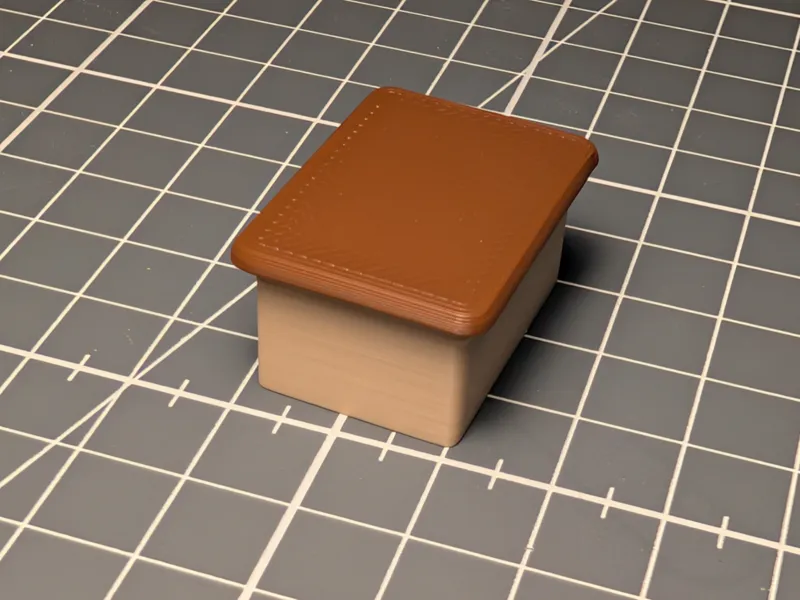 Miniature gymnastics vaulting box (Sprungkasten)