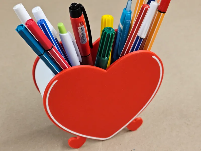 Valentines Day Pen Holder
