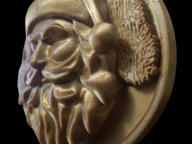 Santa Claus Relief Medallion