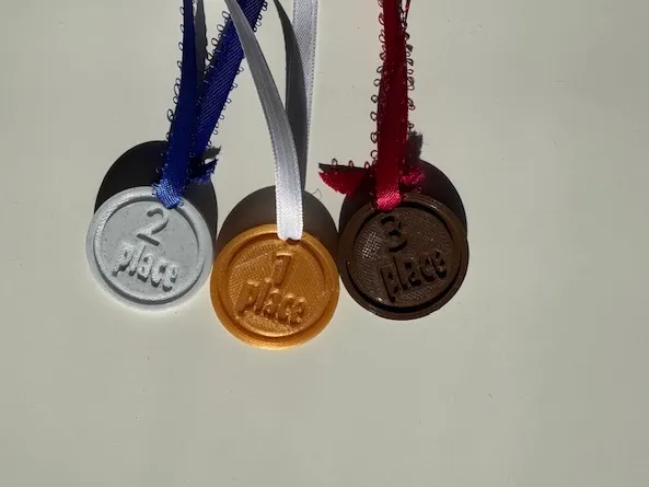 1st - 3rd place medals