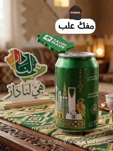 Letrero o emblema decorativo: KSA Map Can Opener — vista de referencia 2